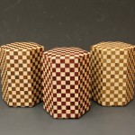 箱根寄木細工 茶筒 箱根寄木細工 茶筒・茶托 ムク六角茶筒（アジロ並） | 寄木オンライン