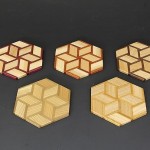箱根寄木細工 その他 ムクコースター（大）5色 | 寄木