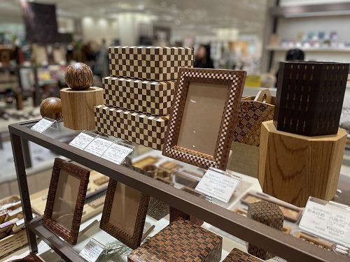 箱根寄木細工　大丸神戸